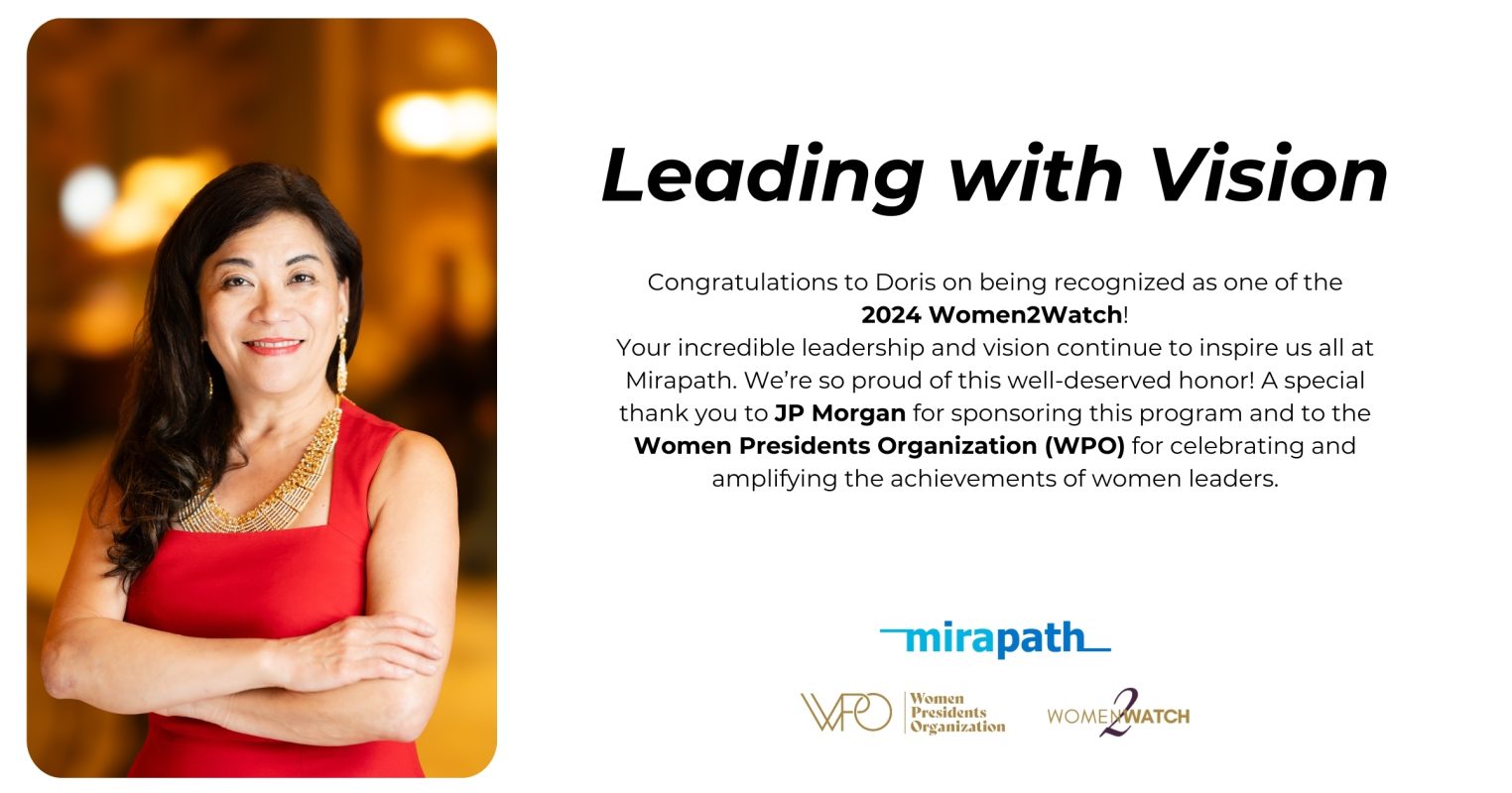 Doris Li Yeh of Mirapath in Womens2Watch list