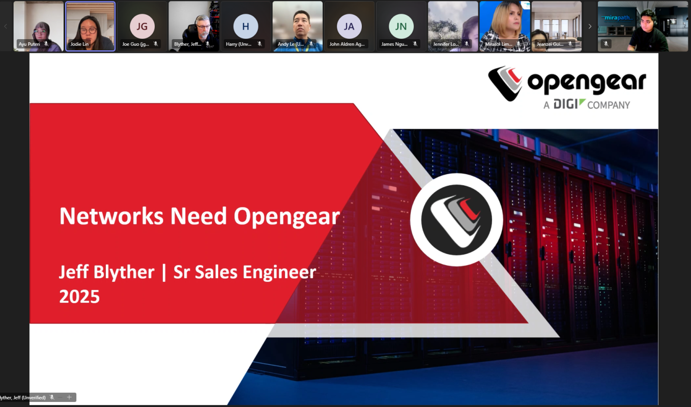 virtual lunch and learn with opengear